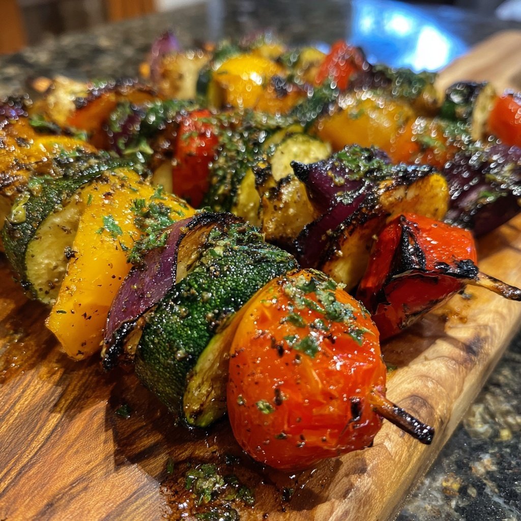 Gegrillte Gemüse Spieße