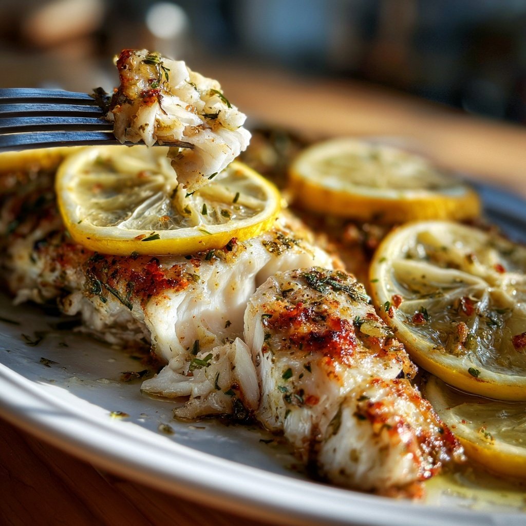 Gesund & Leicht Zitronen-Gegrillter Fisch