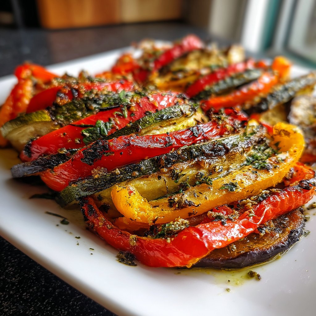 Abendessen vegetarisch aus dem Ofen