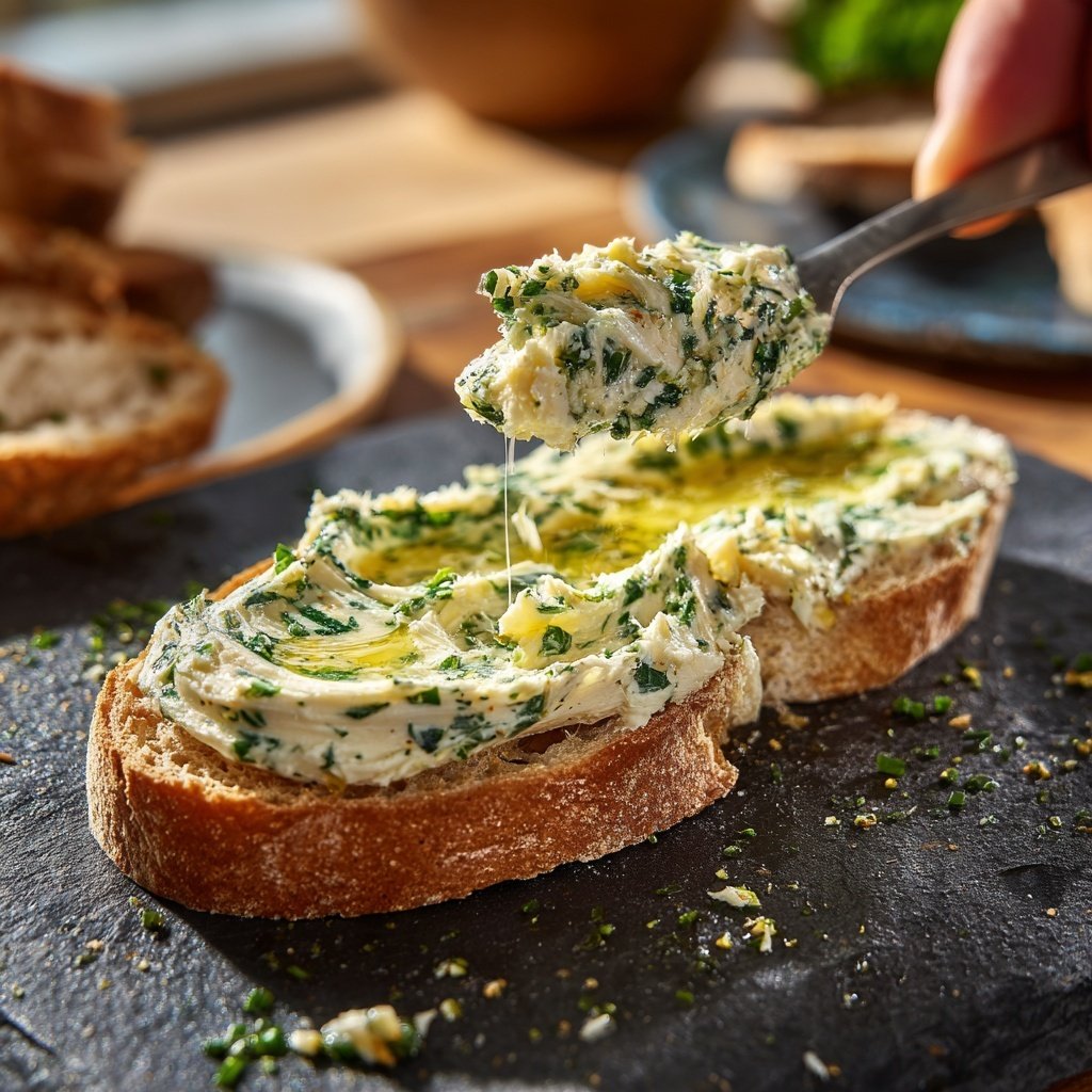 Kräuterbutter Mit Knoblauchöl