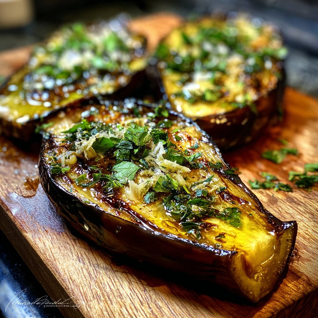 Auberginen aus dem Ofen weich