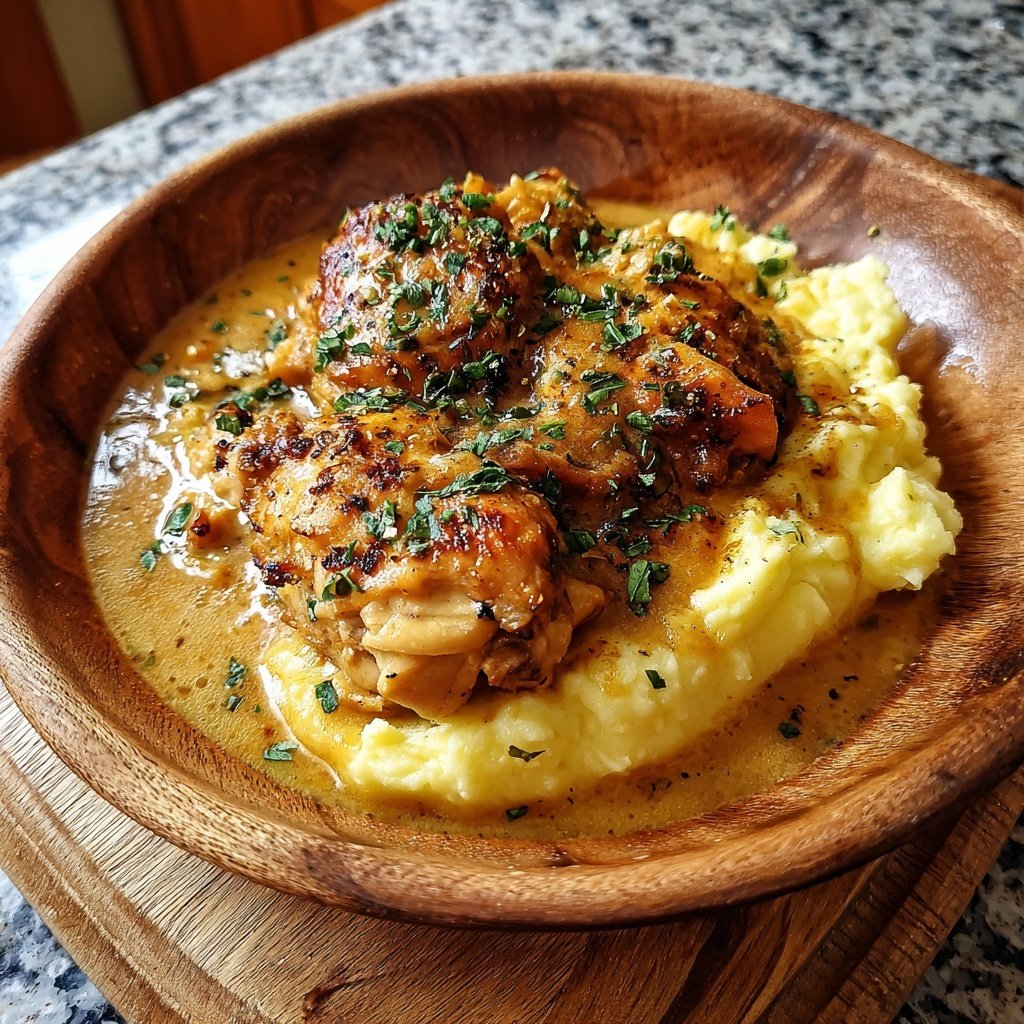 Hausmannskost Cremiges Hähnchen mit Kartoffelpüree