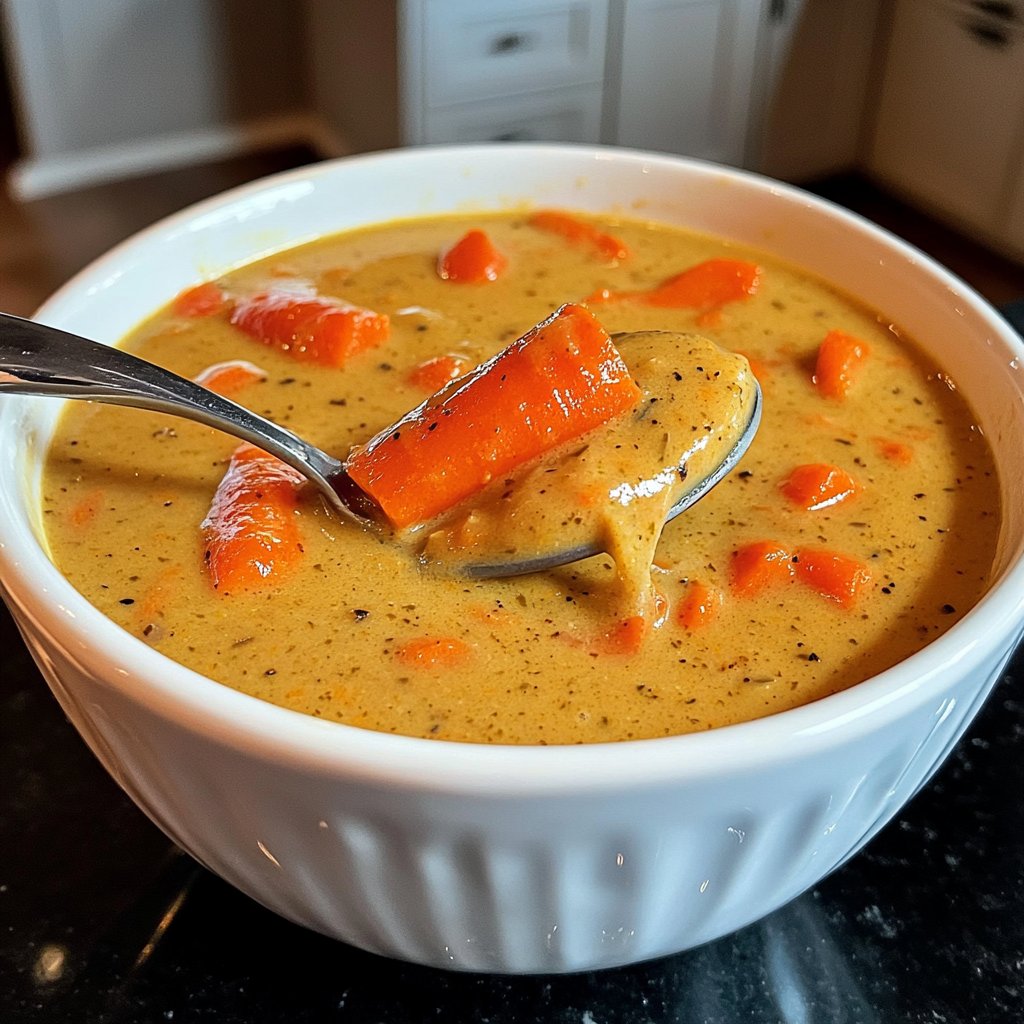 Linsensuppe mit Karotten