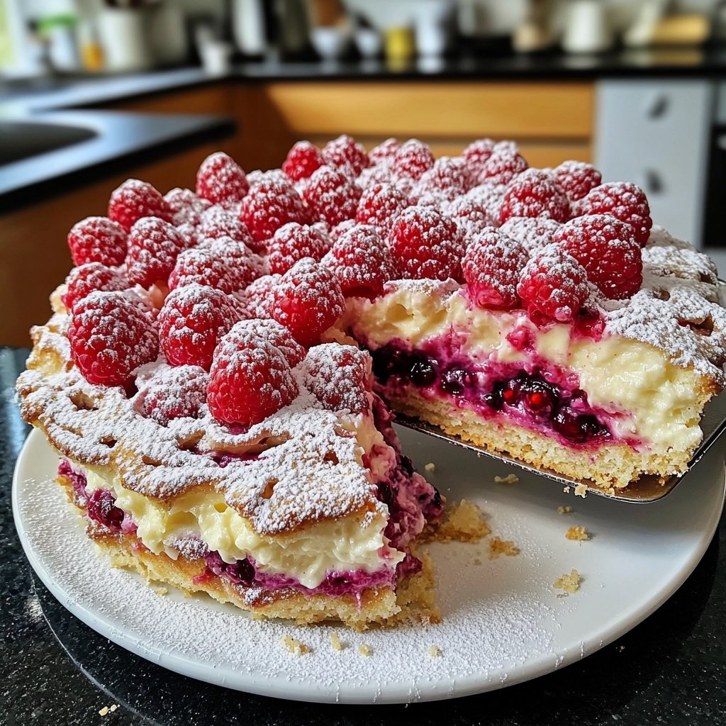 Himbeer-Käsekuchen
