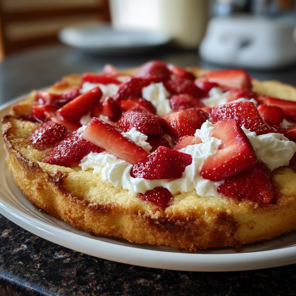 Erdbeerkuchen Mit Schmand